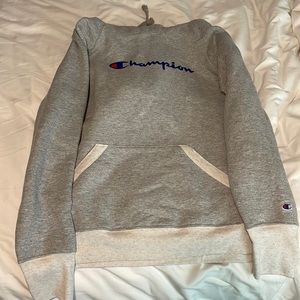 Champion gray hoodie